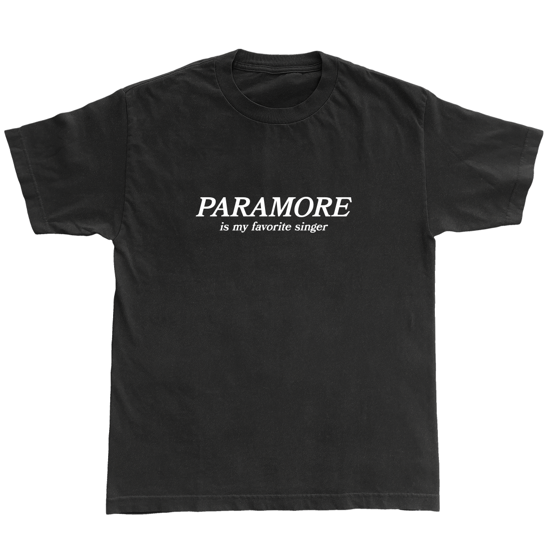 Paramore is my Favorite Singer T Shirt I Black Paramore Store UK