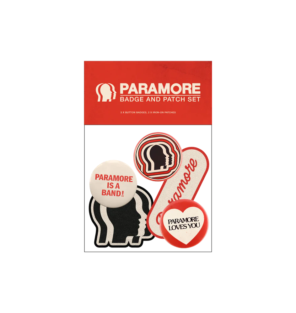 Paramore - PARAMORE BUTTON & PATCH SET